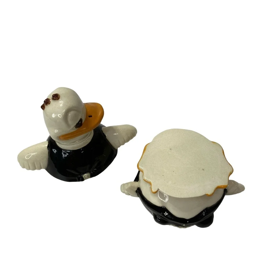Dancing Duck Couple Teapot with‎ Duck Sugar Bowl Tea party  Tea Lover Gift Vtg